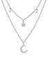  image of olivia-burton-celestial-double-cresent-moon-and-star-necklace-silver