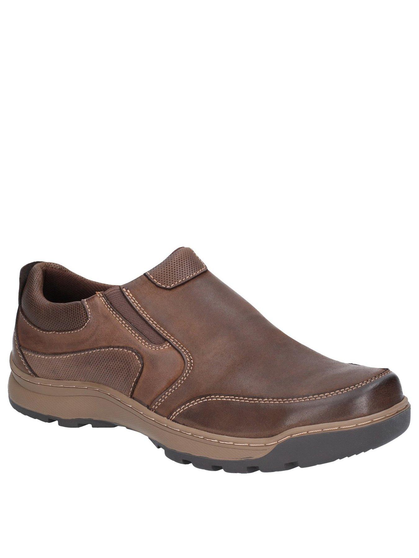 Image 1 of 4 of Hush Puppies Jasper Casual Slip On Shoes - Brown