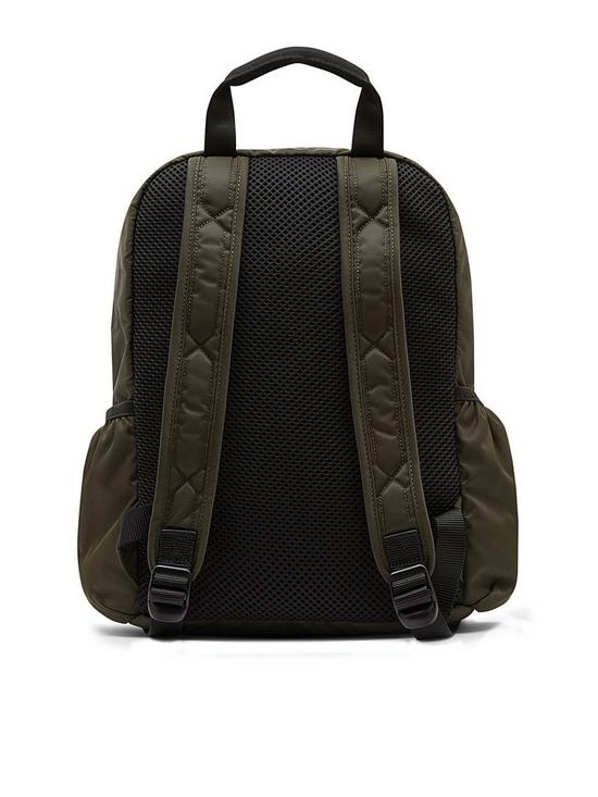 back image of hunter-nylon-backpack