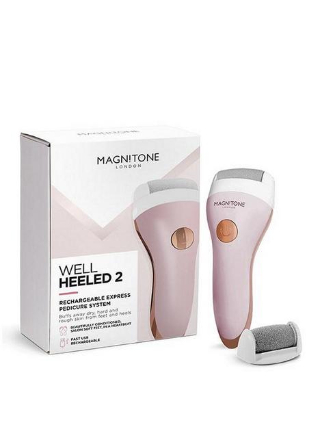 magnitone-london-well-heeled-2-express-pedi-system-pink-with-micro-crystal-roller-and-extra-buff-roller-head