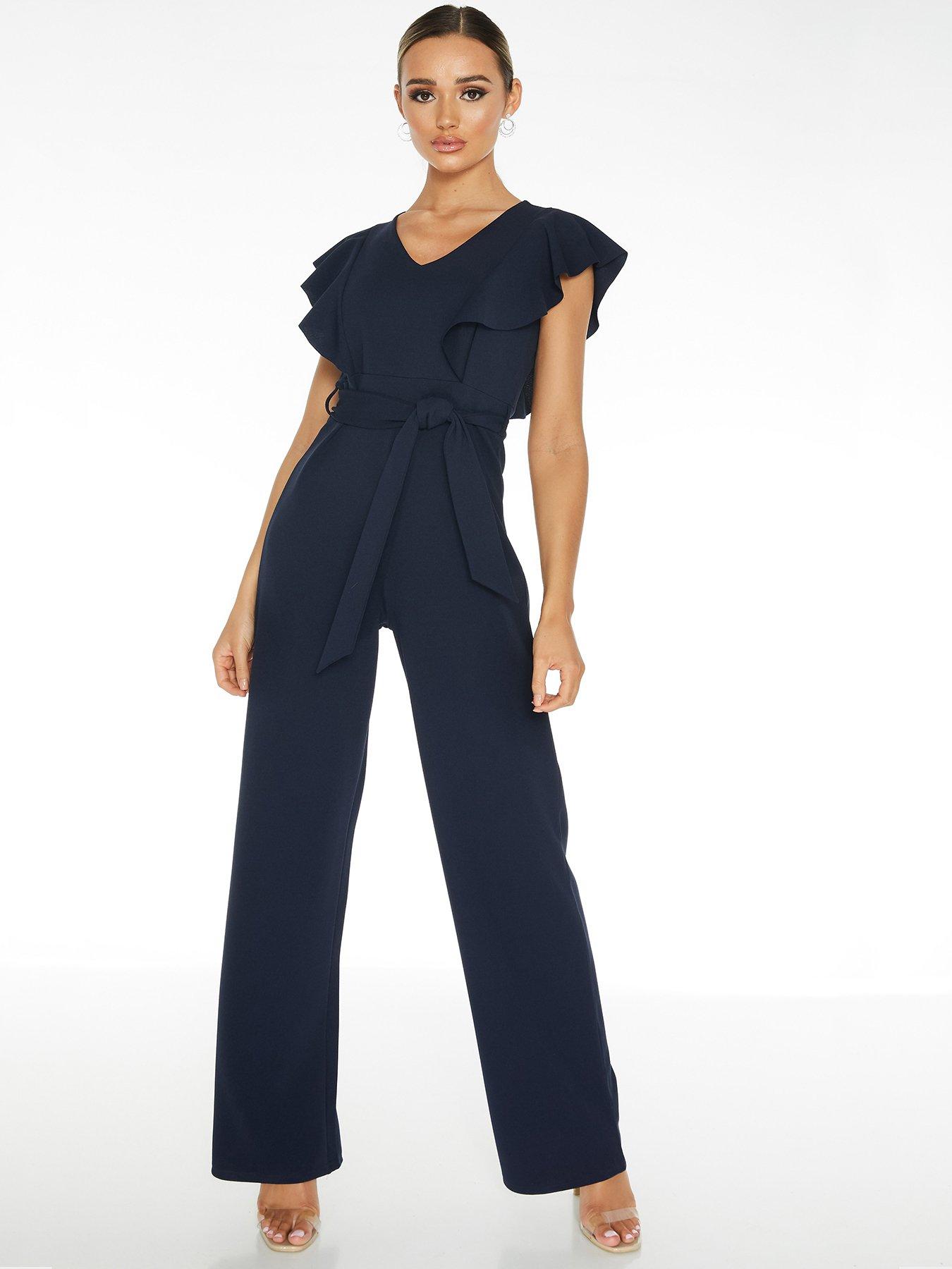 quiz blue jumpsuit