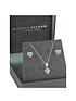  image of simply-silver-pave-crystal-heart-earrings-and-pendant-set
