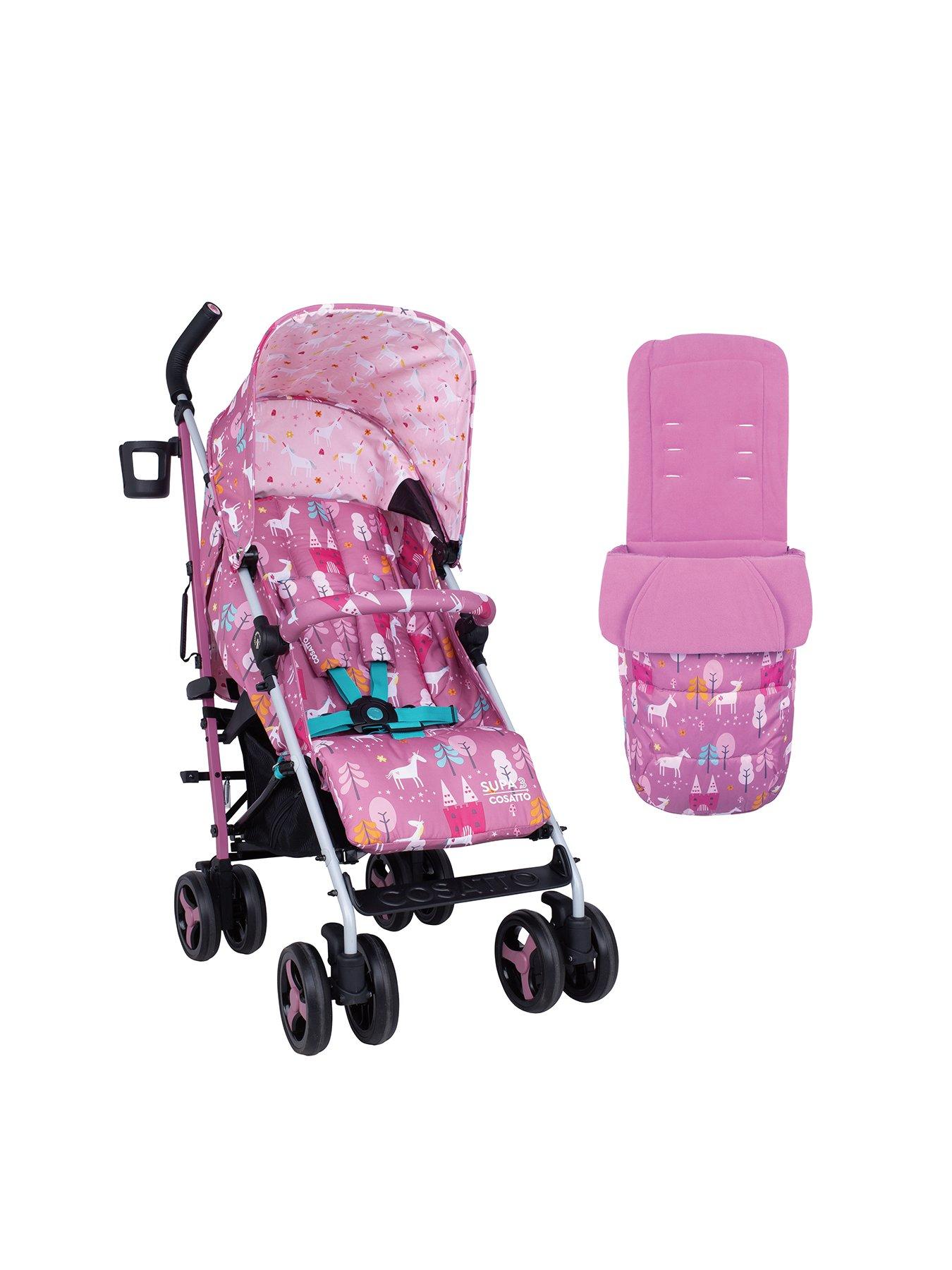 undefined Supa 3 Stroller - Dusky Unicorn Land