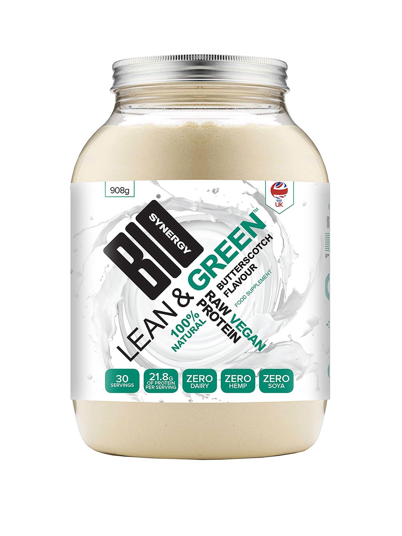 bio-synergy-lean-amp-green-butterscotchnbspflavour-vegan-protein--nbsp908g