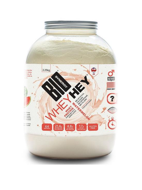 front image of bio-synergy-whey-hey-watermelon-2250-grams