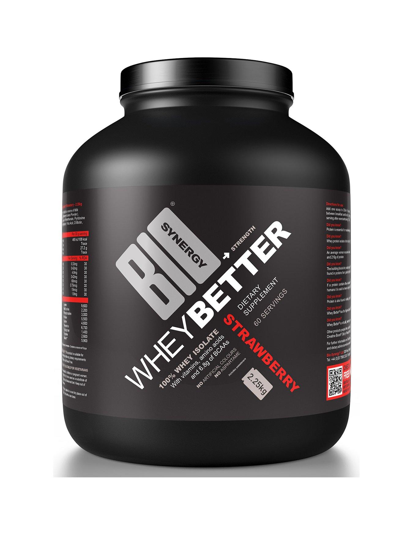 Image 1 of 7 of Bio Synergy Whey Better Protein Powder (Strawberry) - 2250&nbsp;grams