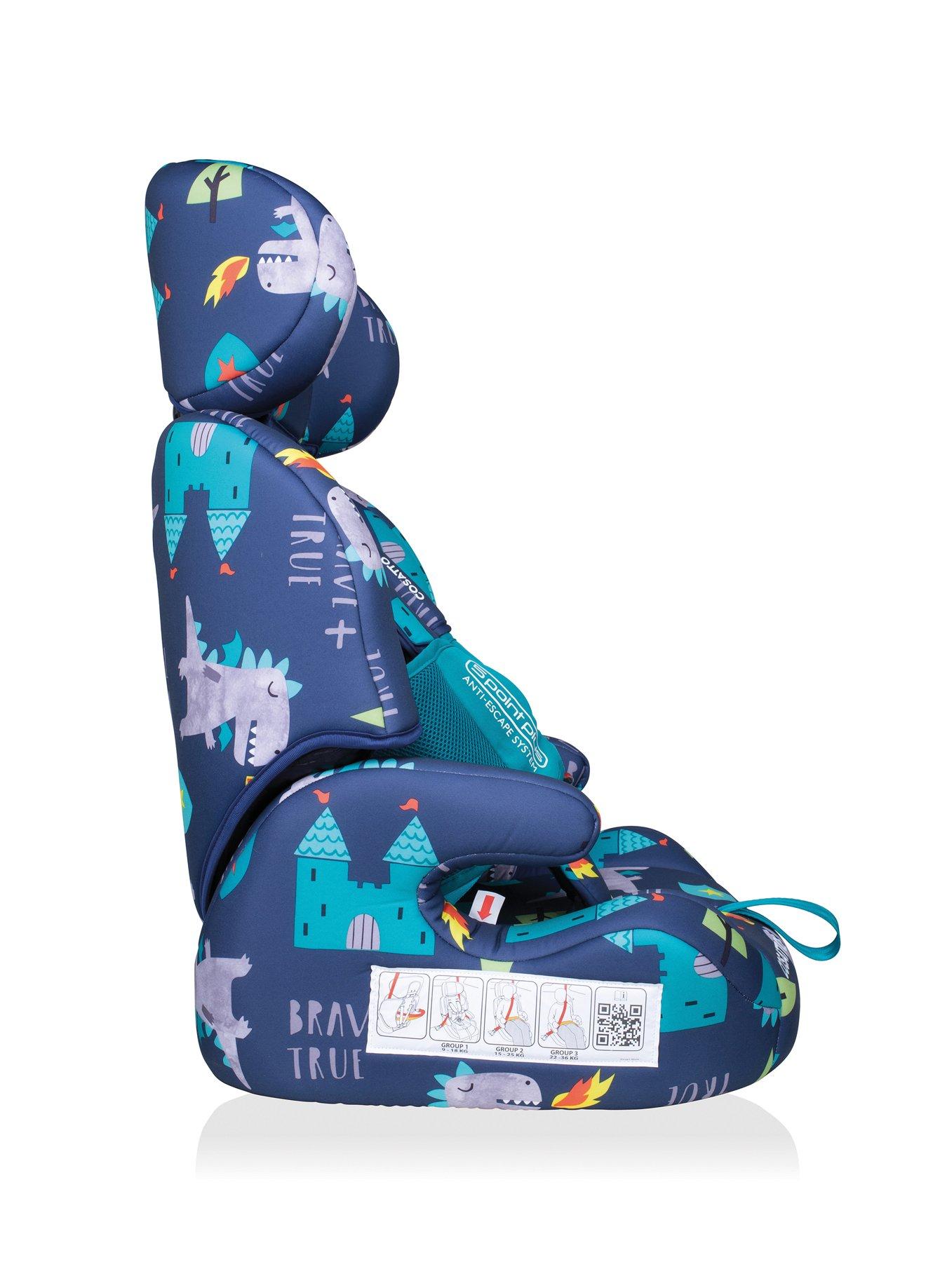 Image 4 of 4 of Cosatto Zoomi Group 123 Car Seat (9-36kg) - Dragon Kingdom