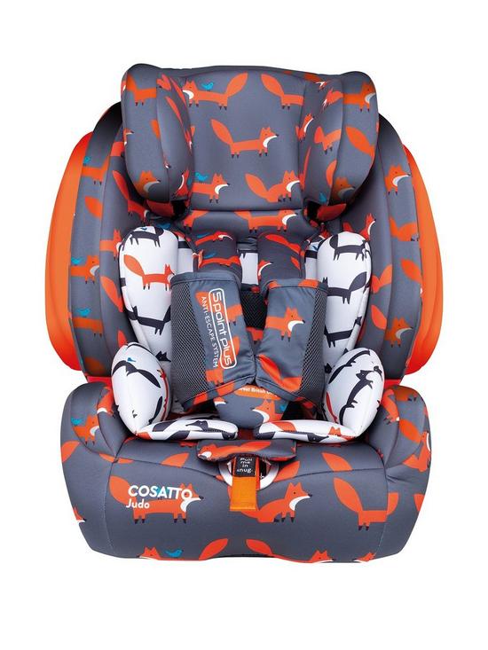front image of cosatto-judo-group-123-isofix-car-seat-mister-fox