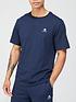  image of converse-embroidered-star-chevron-left-chest-t-shirt-navy