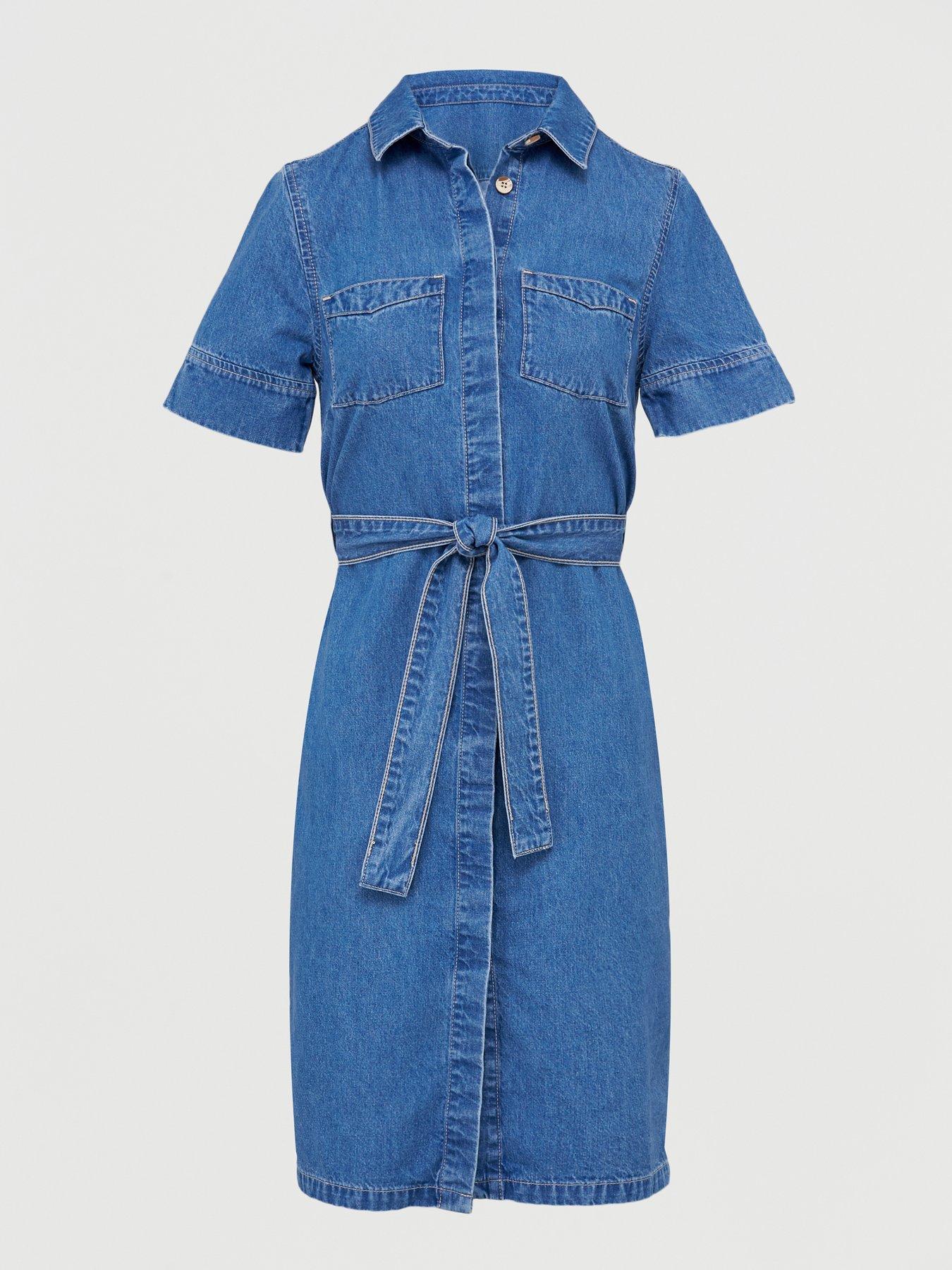 v by very denim dress