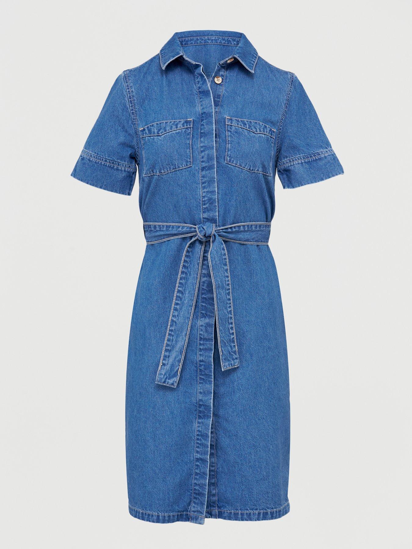 littlewoods denim dress