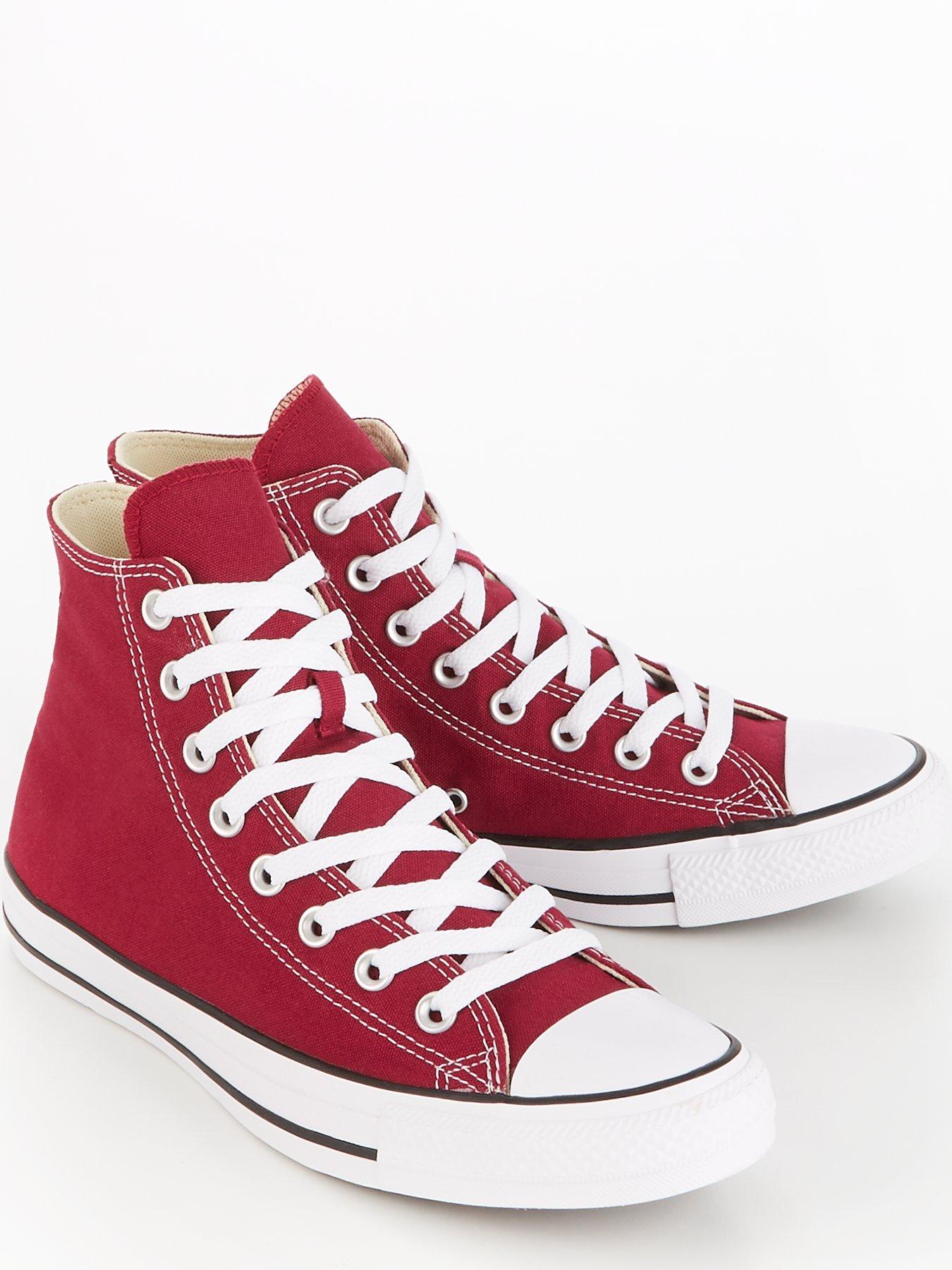 Converse all star hi red deals canvas