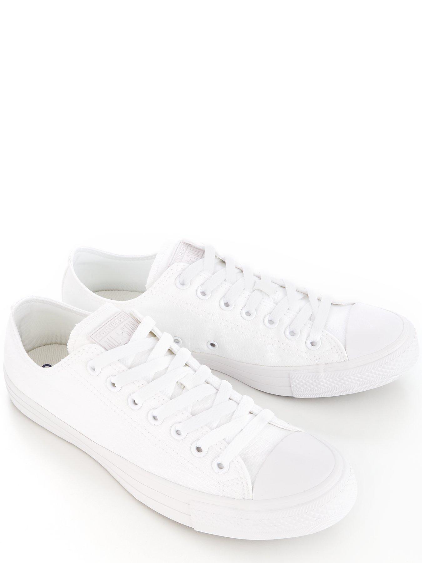 Image 2 of 6 of Converse Unisex Canvas Ox Trainers - White