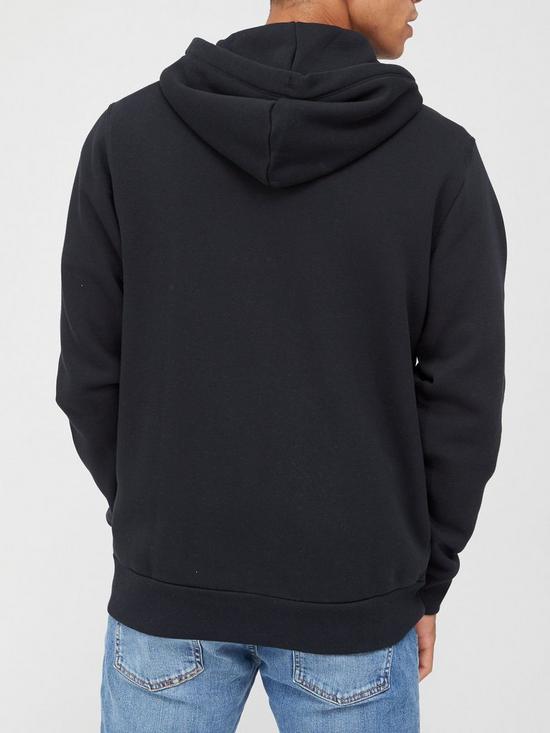 stillFront image of converse-embroidered-star-chevron-full-zip-hoodie-black