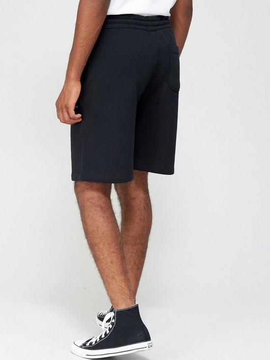 stillFront image of converse-embroiderednbspstar-chevron-shorts-black
