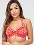  image of pour-moi-sunset-beach-halter-underwired-top-multi