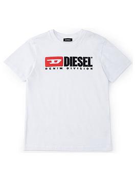 Diesel  Boys Short Sleeve Double Logo T-Shirt