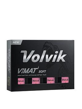 Volvik Volvik 12 Pack Volvik Vimat Golf Balls Soft Pink Picture