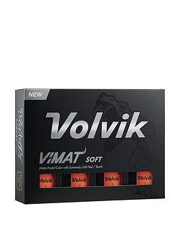 Volvik Volvik 12 Pack Volvik Vimat Golf Balls Soft Orange Picture