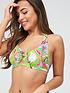  image of pour-moi-heatwave-halter-underwired-top-green