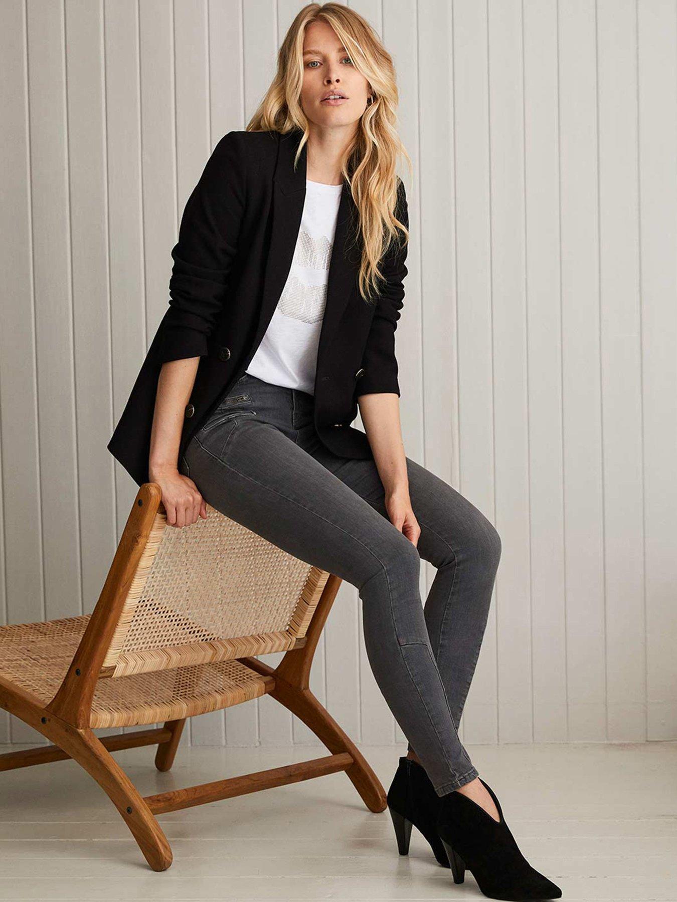 mint velvet biker jeans sale