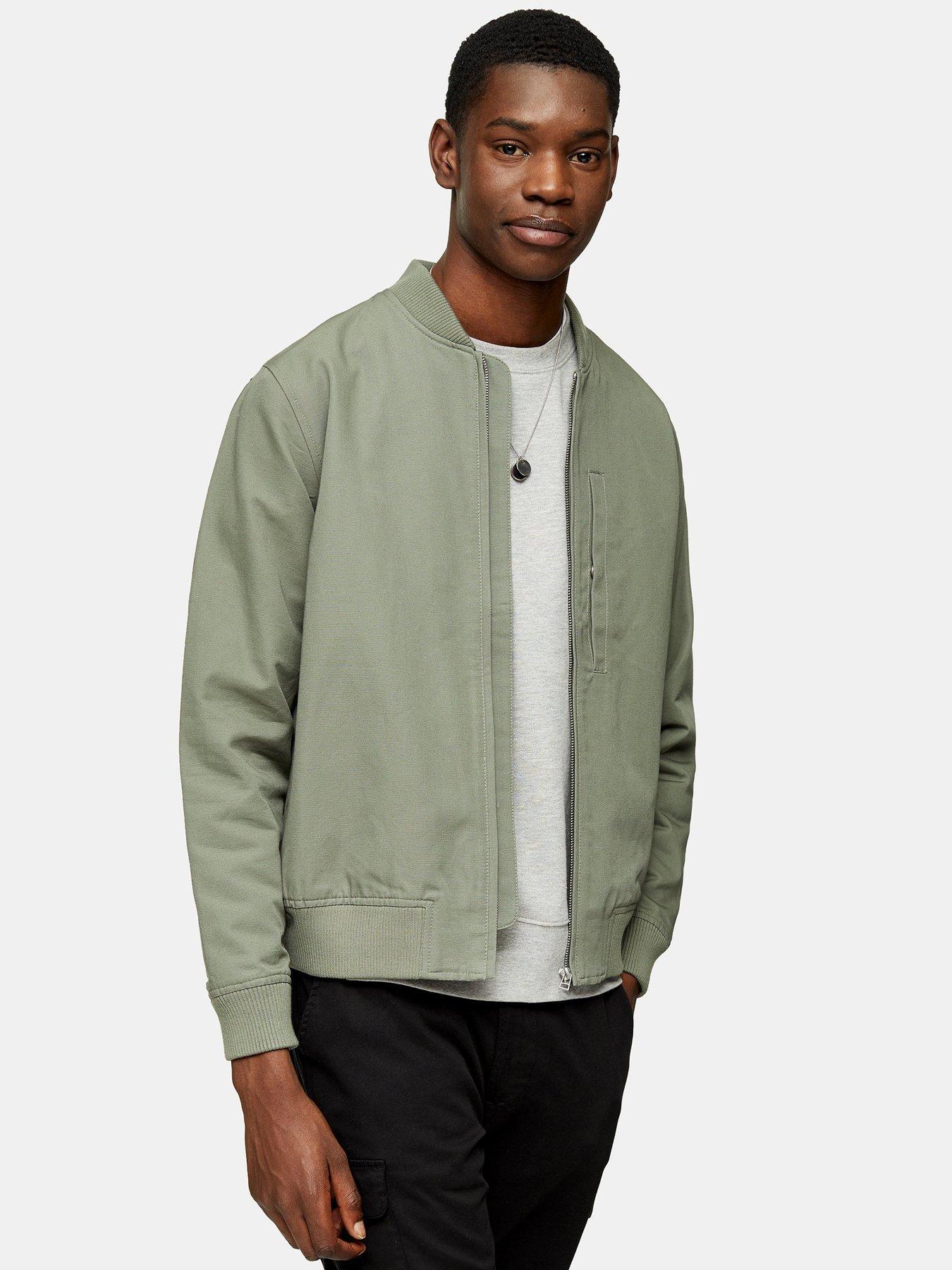 nike logo embossed bomber jacket