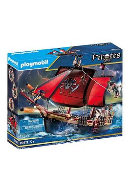 PLAYMOBIL Playmobil Pirates Skull Pirate Ship Picture