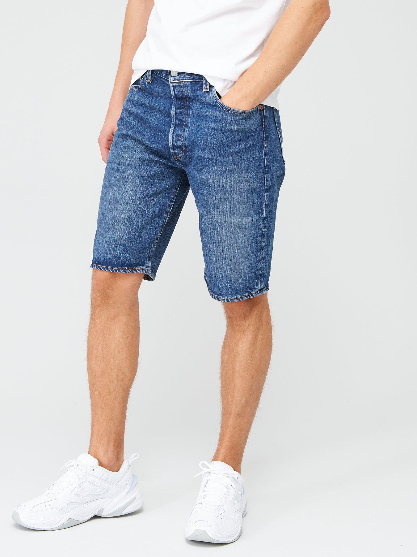 hemmed walking shorts