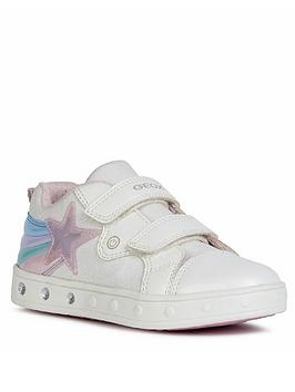 Geox Geox Girls Skyline Strap Trainers - White Picture