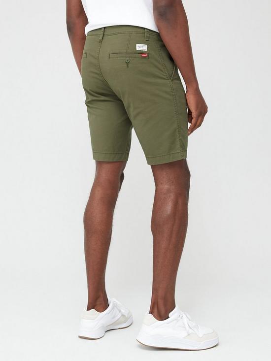 stillFront image of levis-standard-taper-fit-chino-shorts-bunker-olive