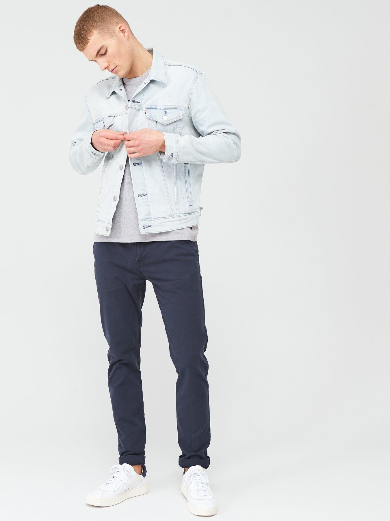 Image 3 of 4 of Levi's Slim Taper Fit Chinos - Baltic Navy