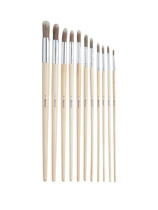 front image of harris-seriously-good-artist-paint-brushes-11-pack