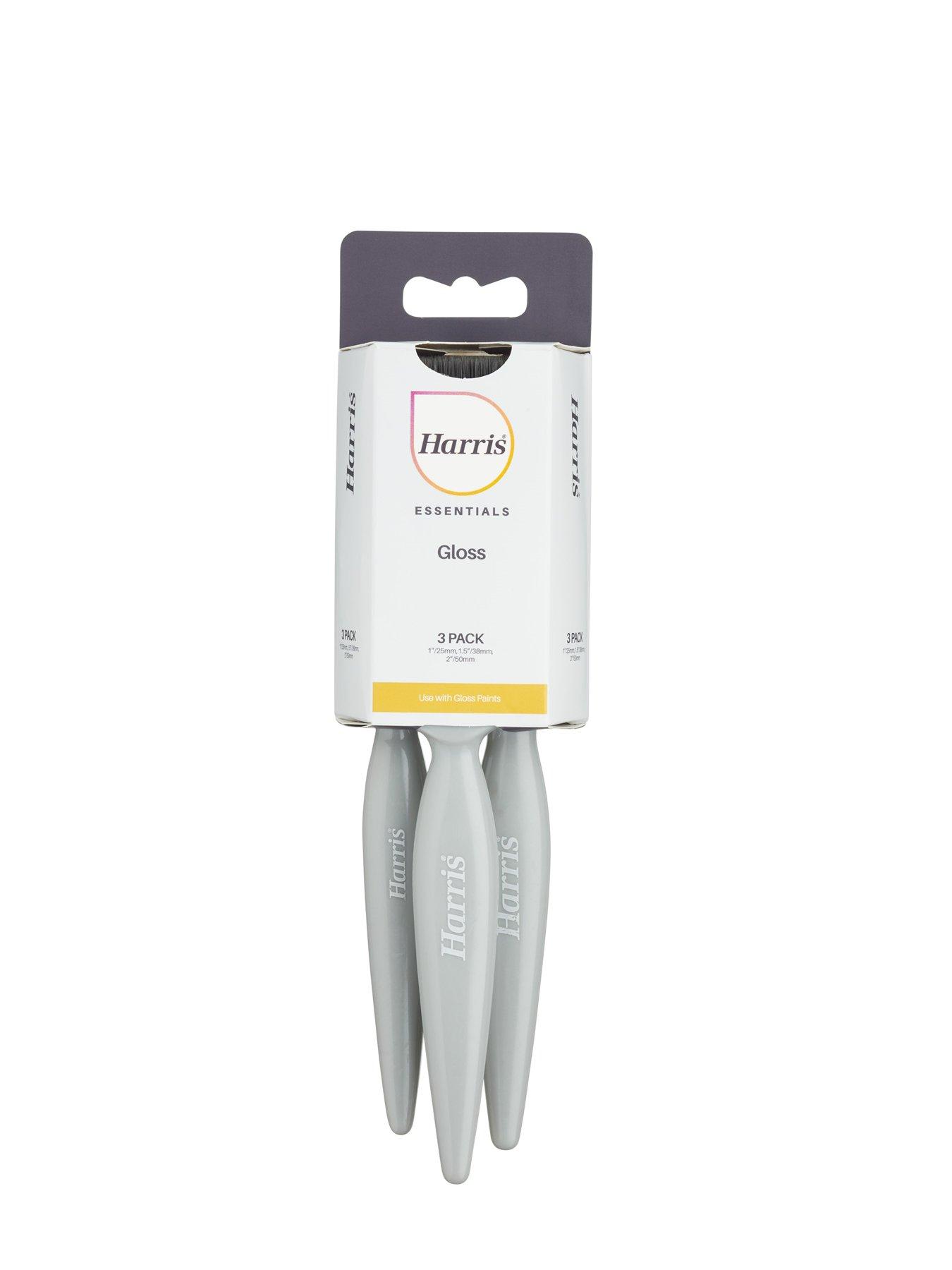 Image 2 of 2 of Harris Essentials Woodwork Gloss Paint Brushes 3 Pack