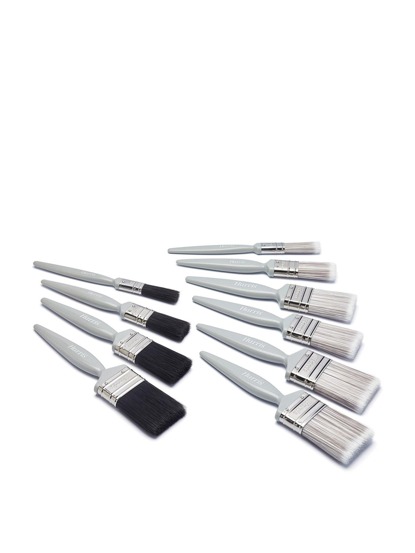 Harris Essentials Walls  &  Ceilings  &  Woodwork Paint Brushes 10 Pack