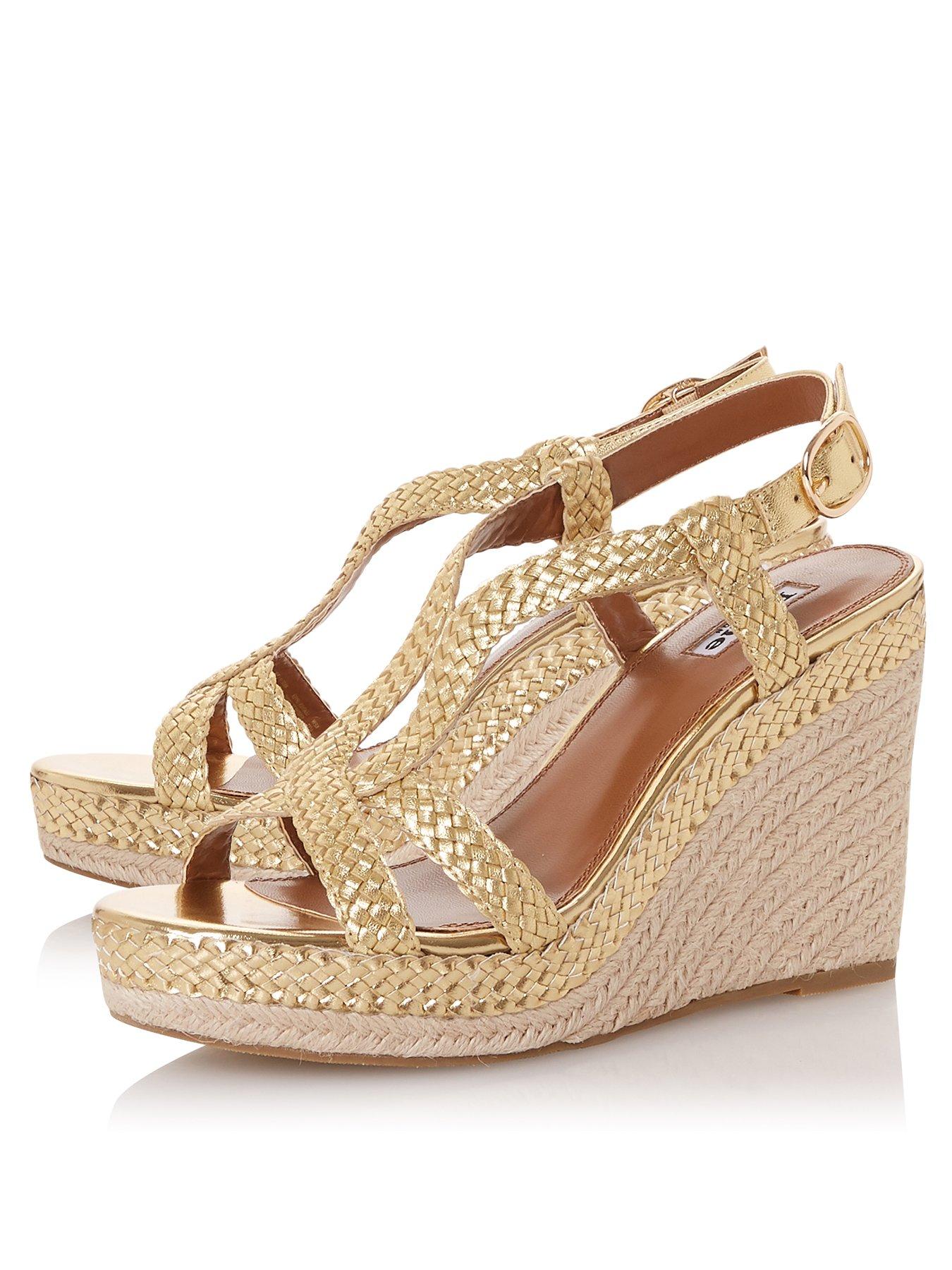 dune ladies wedges