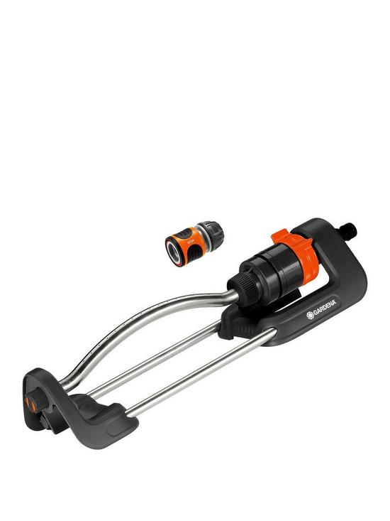 front image of gardena-classic-oscillating-sprinkler-polo-220-free-connector