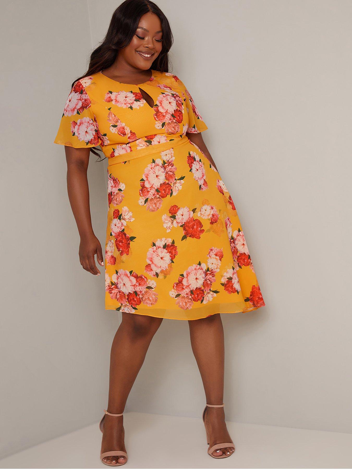 chi chi yellow dress