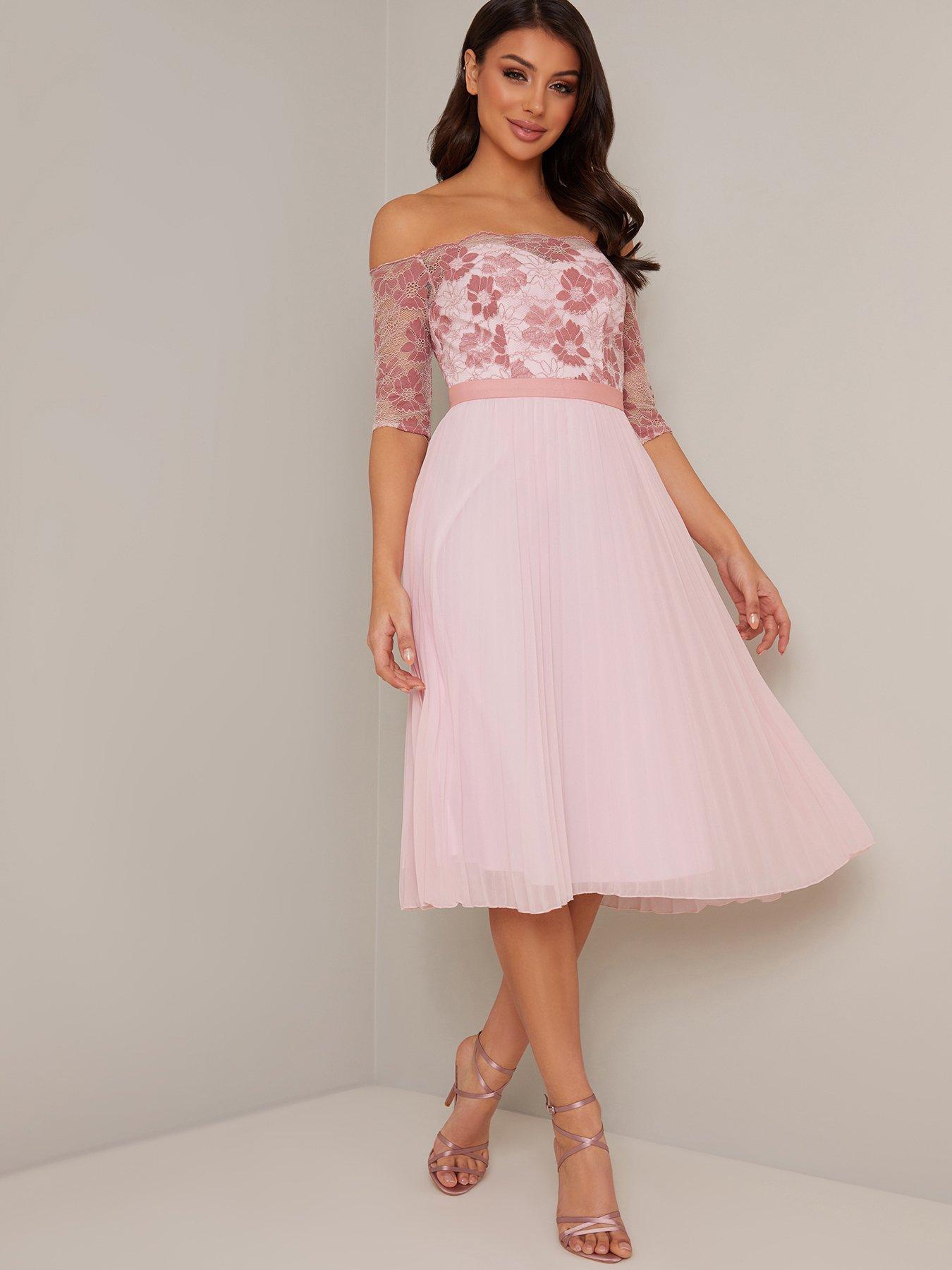 chi chi pink bridesmaid dresses