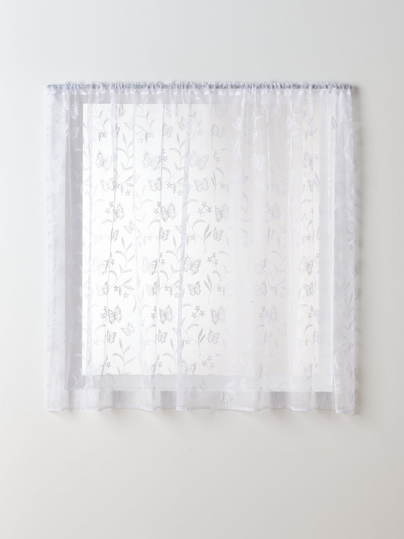Butterfly Brise Net Curtaining (available by the metre) | littlewoods.com