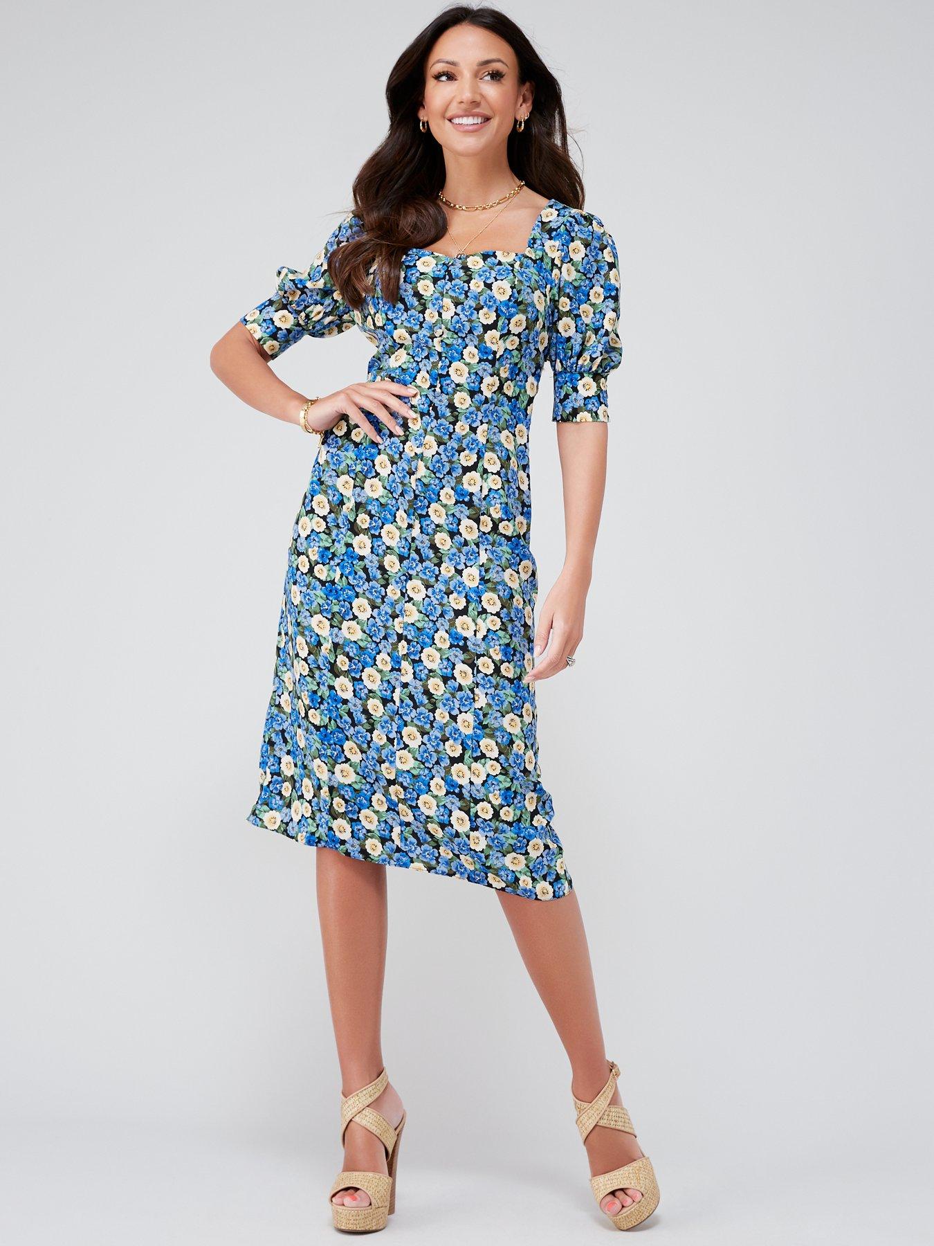 michelle keegan midi dress