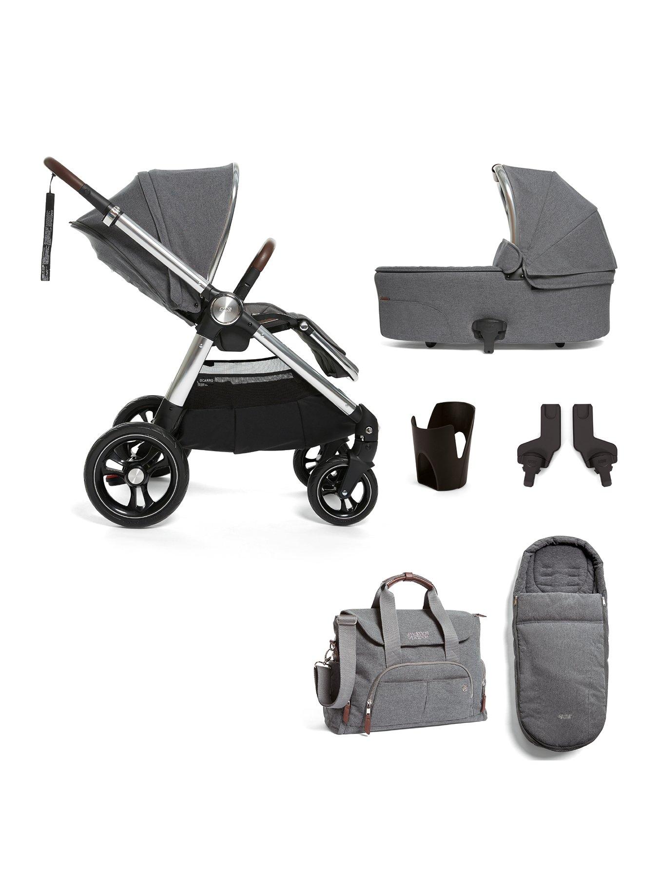 grey mamas and papas pram