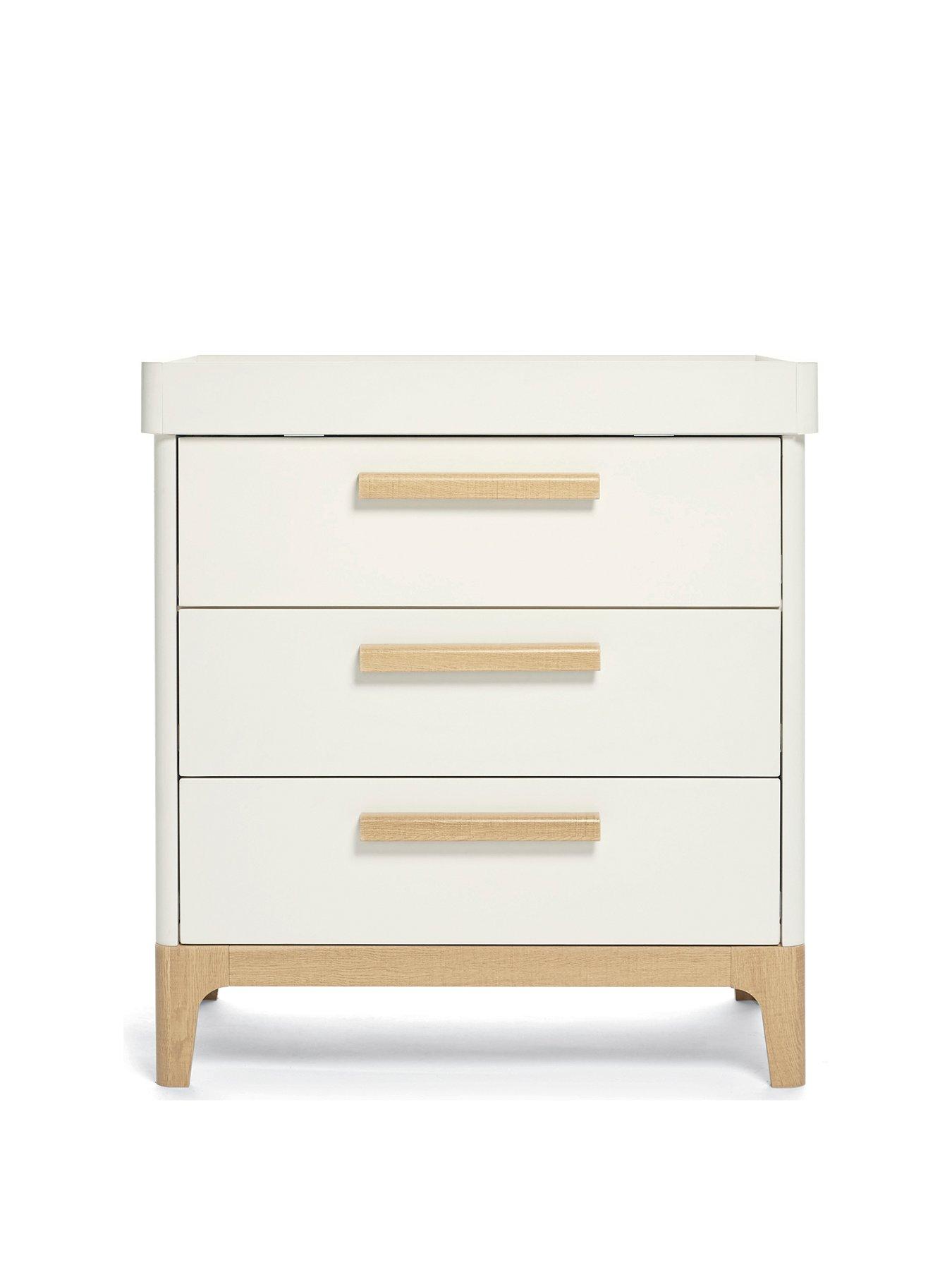 Mamas Papas Caprio Dresser Changer White Natural Littlewoods Com