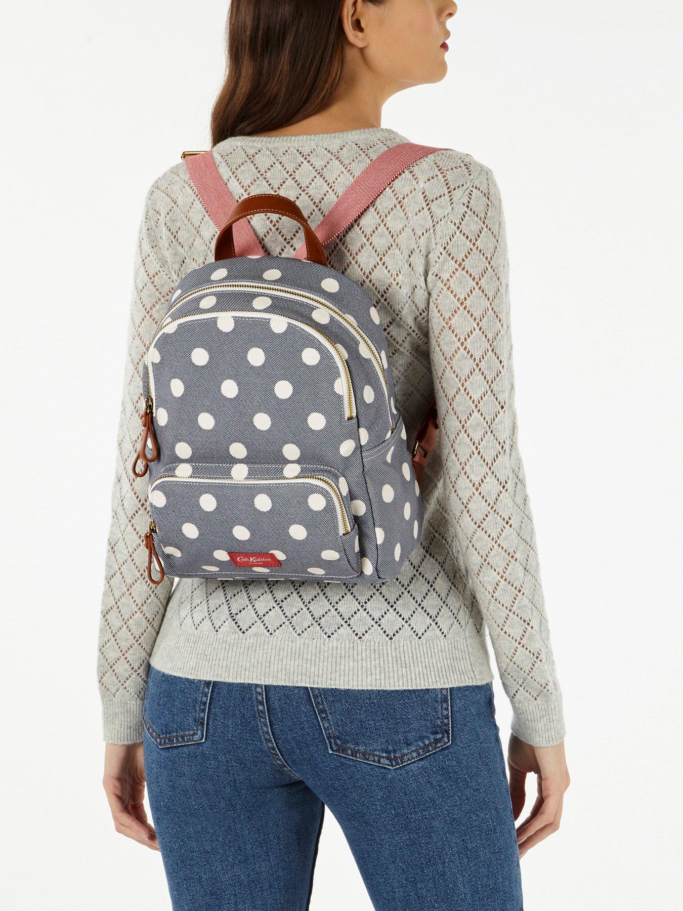 cath kidston button spot backpack