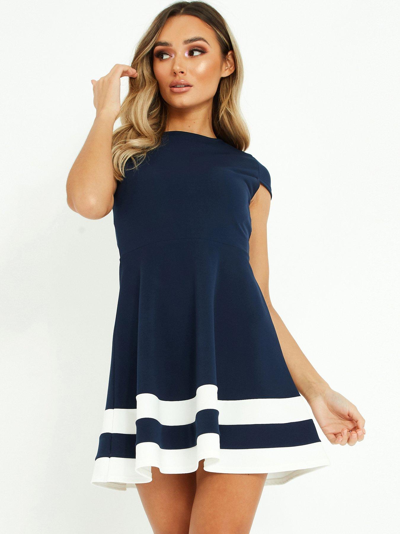 quiz fit and flare dress