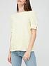  image of v-by-very-broderie-puff-sleeve-blouse-yellow