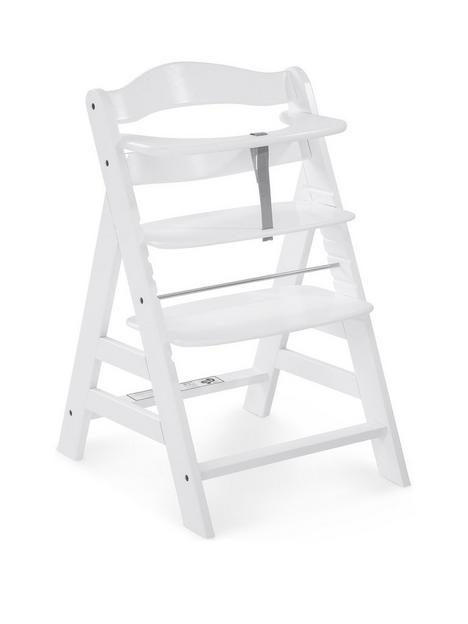 hauck-alpha-wooden-highchair-white