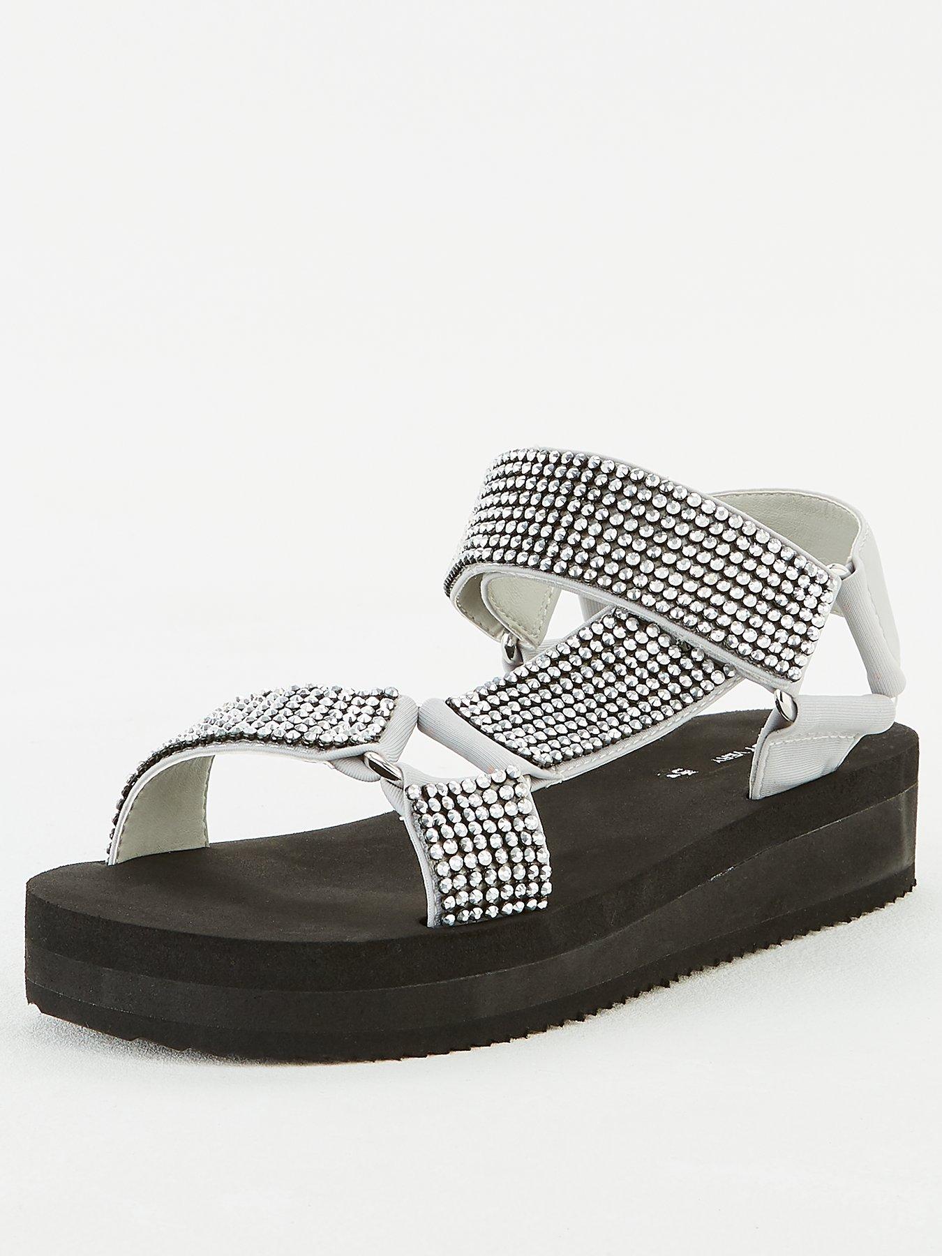 littlewoods silver sandals