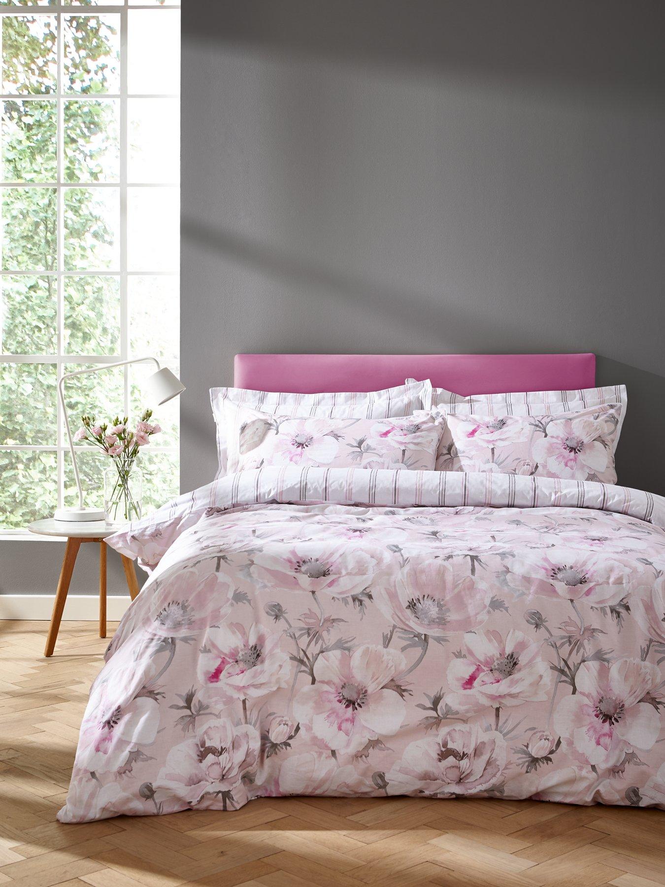 Bianca Cottonsoft Arctic Poppy 100 Cotton Duvet Cover Set