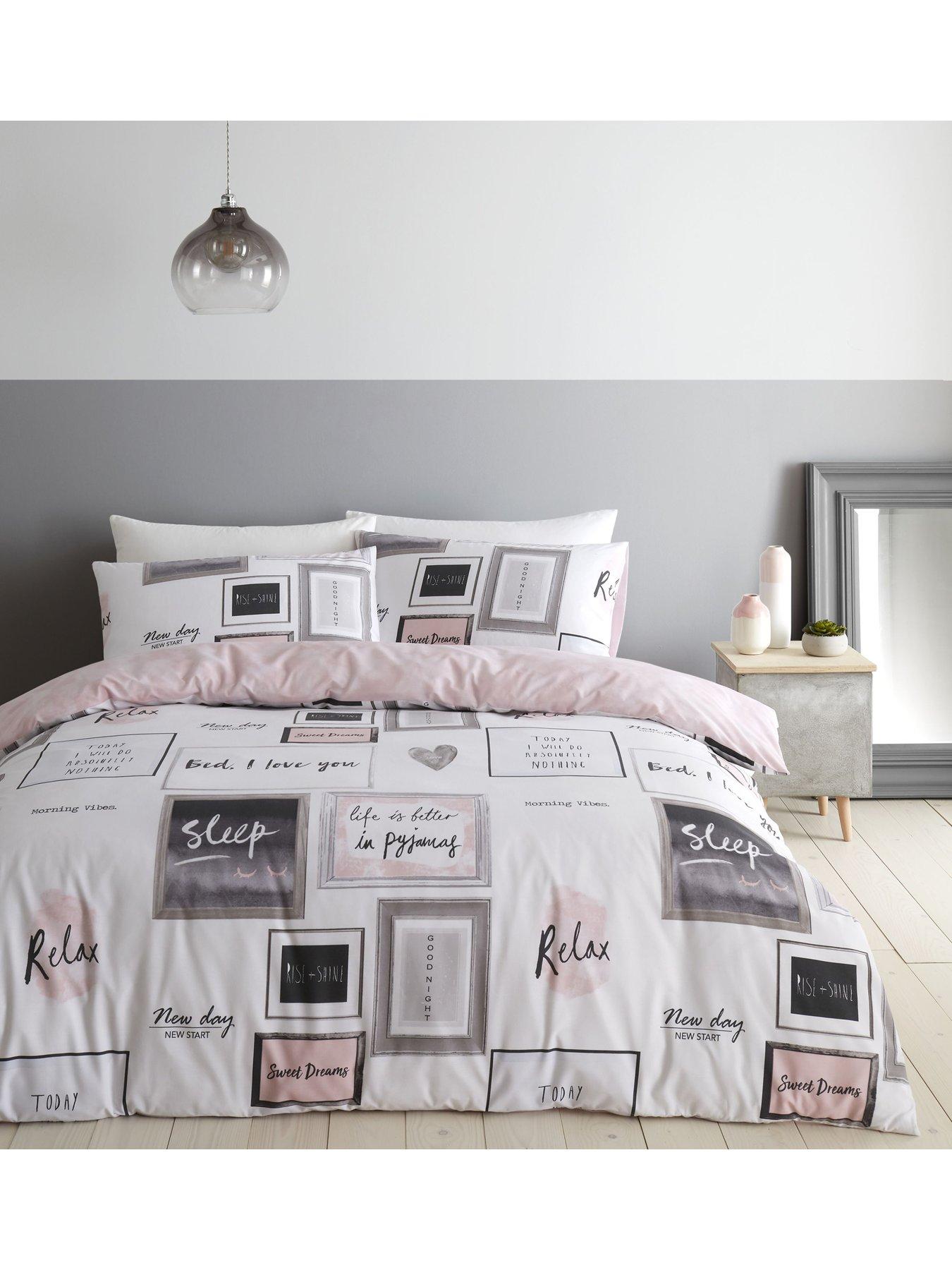 Catherine Lansfield Sleep Dreams Duvet Cover Set Littlewoods Com