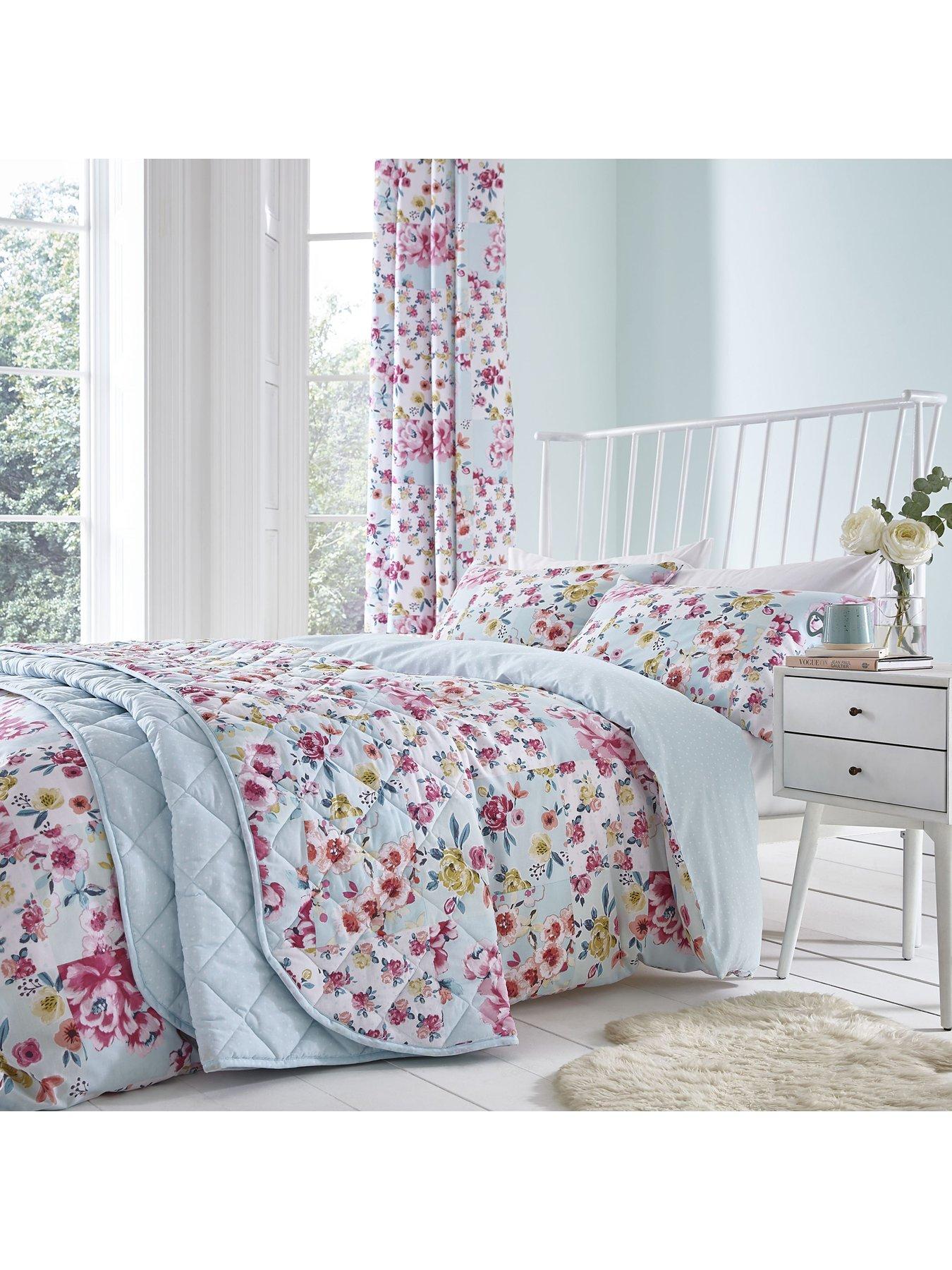 Catherine Lansfield Flower Patchwork Duvet Cover Set Littlewoods Com